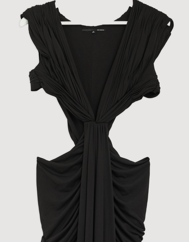 Revibe - Repaired MISHA The Solacia Cupro Dress - AU 10