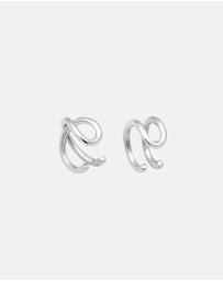Elli Jewelry - Earrings Ear Cuff Geo Basic Minimalist 925 Sterling Silver