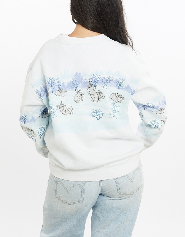 Vintage by The Real Deal - Pre Loved - Vintage 90s Bunny Winter Wildlife Sweatshirt