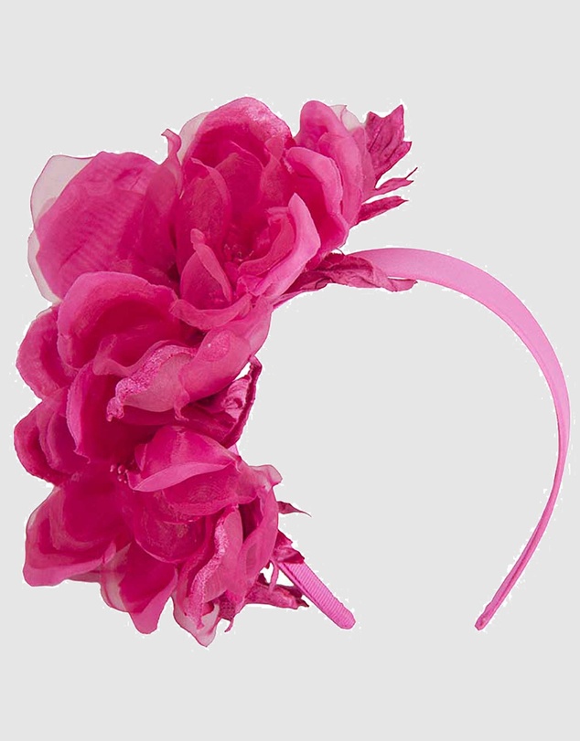 Fillies Collection - Large Fuchsia Flowers Headband