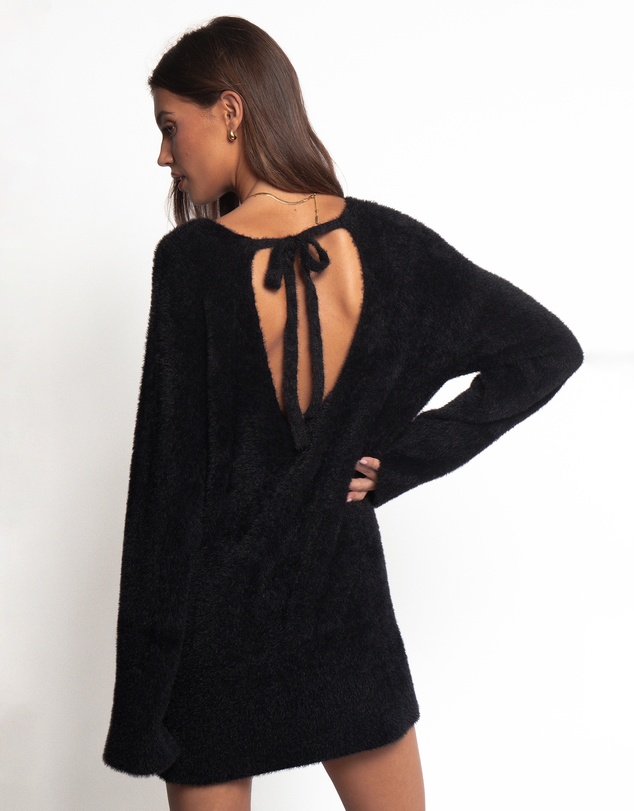 Petal & Pup - Mitchell Knit Mini Dress - Black