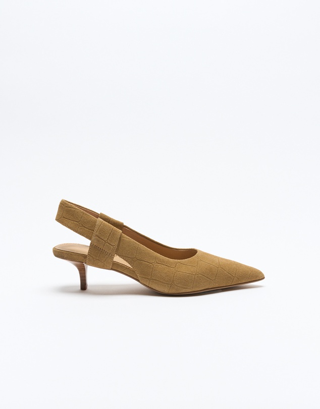 Walnut Melbourne - Thora Leather Heel