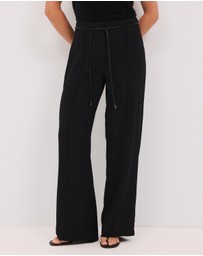 Calli - Mila High Waisted Crepe Pants