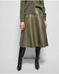 Commonry - Saskia Leather Skirt