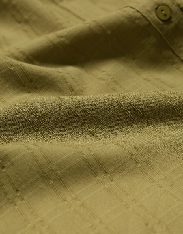 Seasalt - Seasalt Cornwall Green Hope Cottage Organic Cotton Check Blouse
