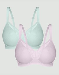 Triumph - Lacy Minimiser Bra Twin Pack