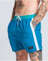 Vacancy Co - Side Stripe Swim Short