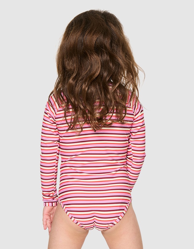 Rip Curl - Sunset Stripe LS Surfsuit - Babies-Teens