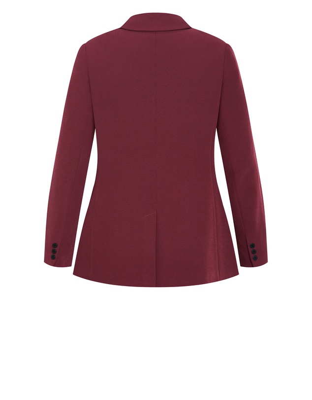 City Chic - Plus size JKT RELAXED ALENA S - Berry