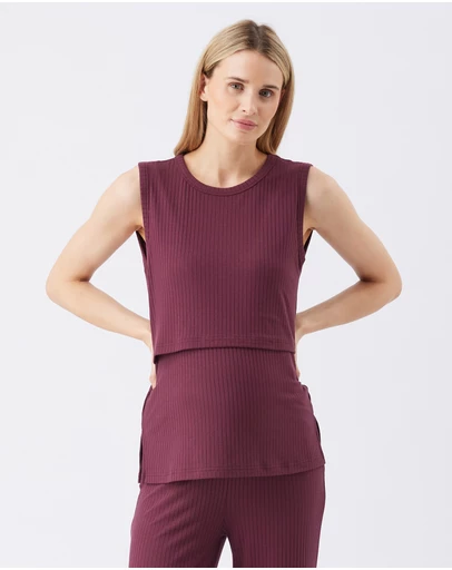 Ripe Maternity - Peter Rib Nursing Tank