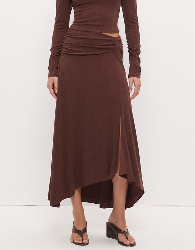 MON RENN - Farah Draped Skirt