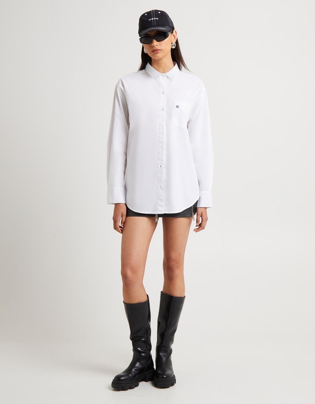 Subtitled - Oversized Poplin Shirt