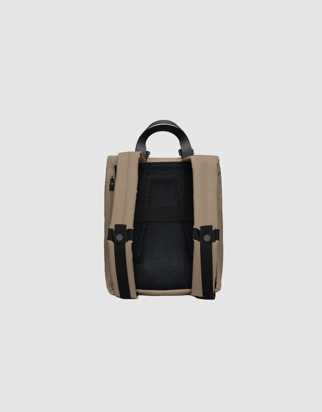 RAINS - Unisex 2 Way Tote Backpack Mini Beige