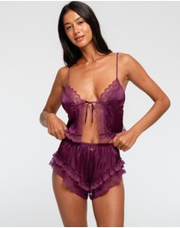 One Empire - Kaia Cami Shorts Set - Purple