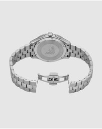 Emporio Armani - Silver Tone Analogue Watch
