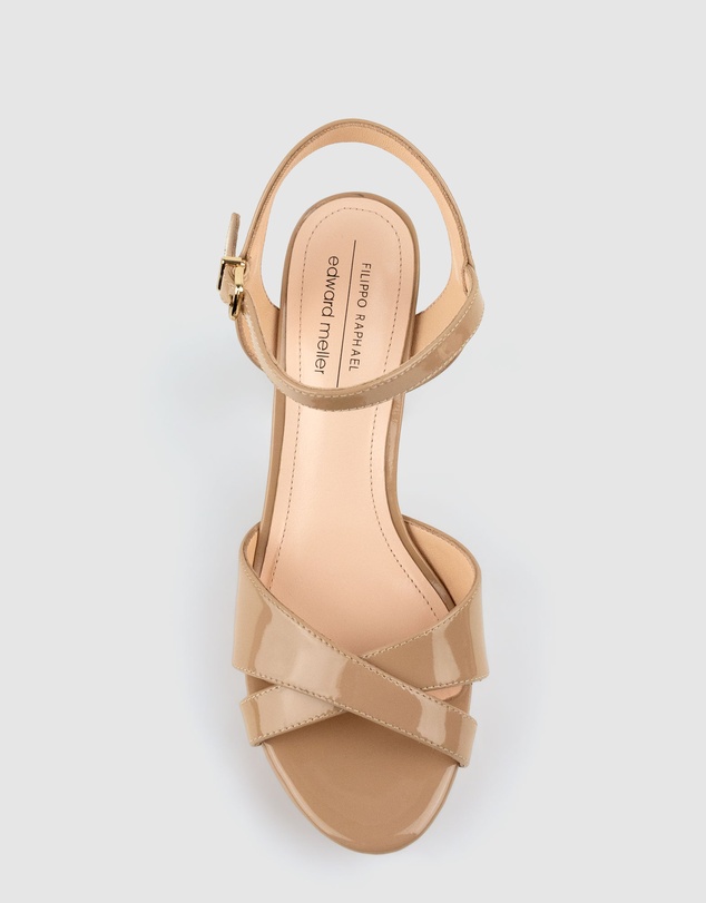 Edward Meller - RENATA100 Crossover Platform Sandal