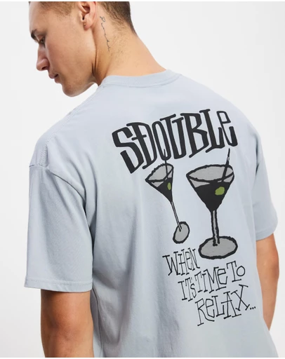 S Double - Time To Relax SS Tee
