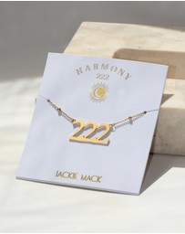 Jackie Mack - Harmony Necklace Angel Number 222