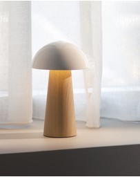 Kreafunk - Kreafunk Bello Lamp, Portable And Rechargeable - Light Wood