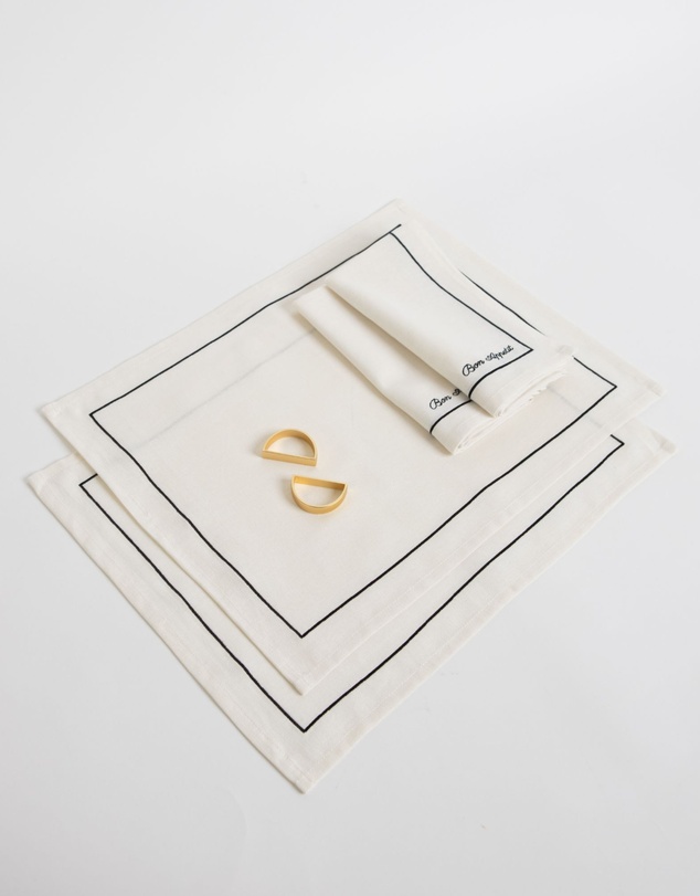 Tablescaped - French Brasserie - Set of 4 Placemats