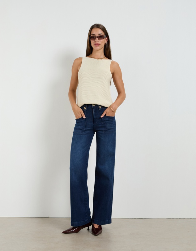 DRICOPER DENIM - Sherry Long Wide Straight Leg Jeans
