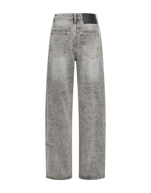 ONE TEASPOON - Smoke Jackson Mid Waist Wide Leg Jeans