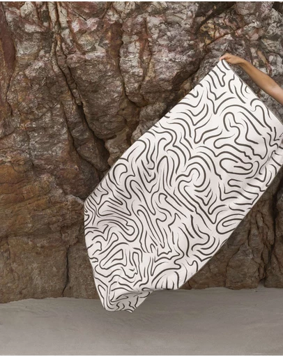 Sand Society - Graphite Sand Free Beach Towel