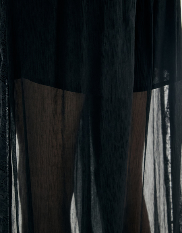Minima Esenciales - Nissa Sheer Balloon Pants