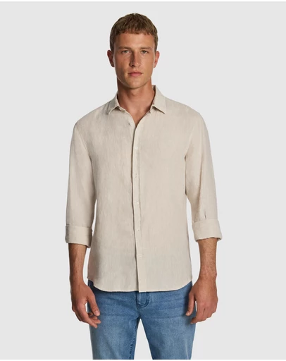 yd. - West Hampton Pure Linen Shirt