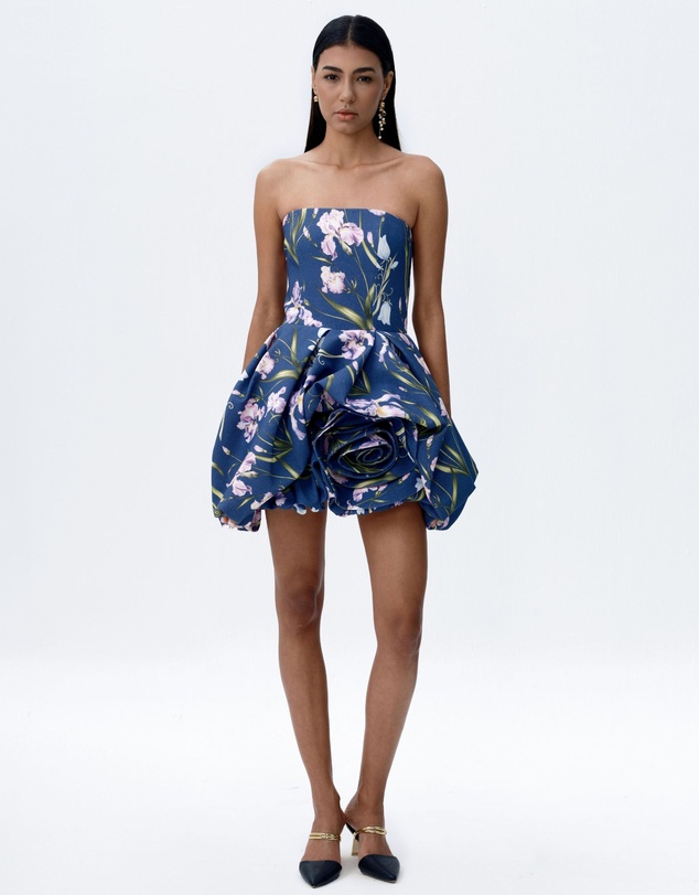 JUSTIN TONG - Isla Linen Bubble Dress