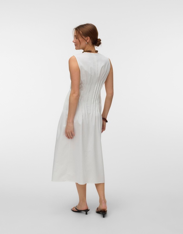 Vero Moda - Tabia Pleated Midi Dress