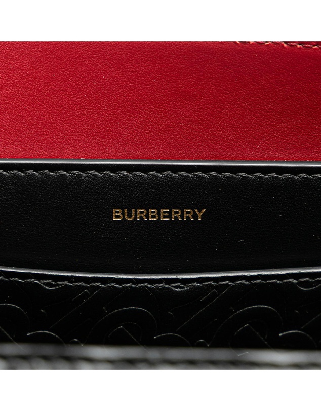 Pre-Loved by Azura Reborn - Pre-Loved Small TB Monogram Embossed Leather Belt Bag