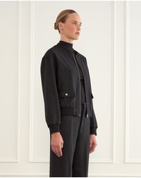 Aqua Blu Australia - Nyx Cameron Bomber Jacket