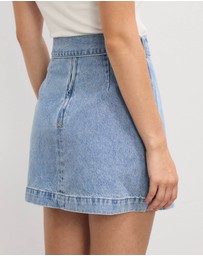 The Fated - Carlotta Denim Mini Skirt