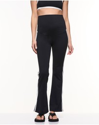 Soon Maternity - Straight Flare Side Stripe Leggings