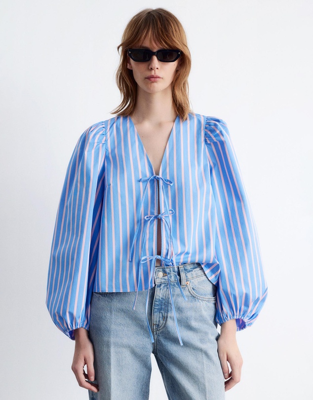 & Other Stories - Tie-Front Blouse
