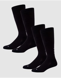 Pussyfoot - 2 Pack Compression Knee High Socks – Supportive & Anti-bacterial