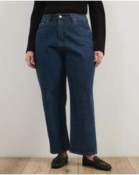 Atmos&Here Curvy - Milla Straight Leg Jeans