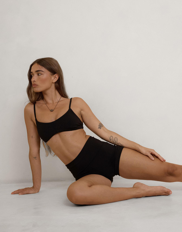 Pinky & Kamal - The Fold Over Mini Shorts