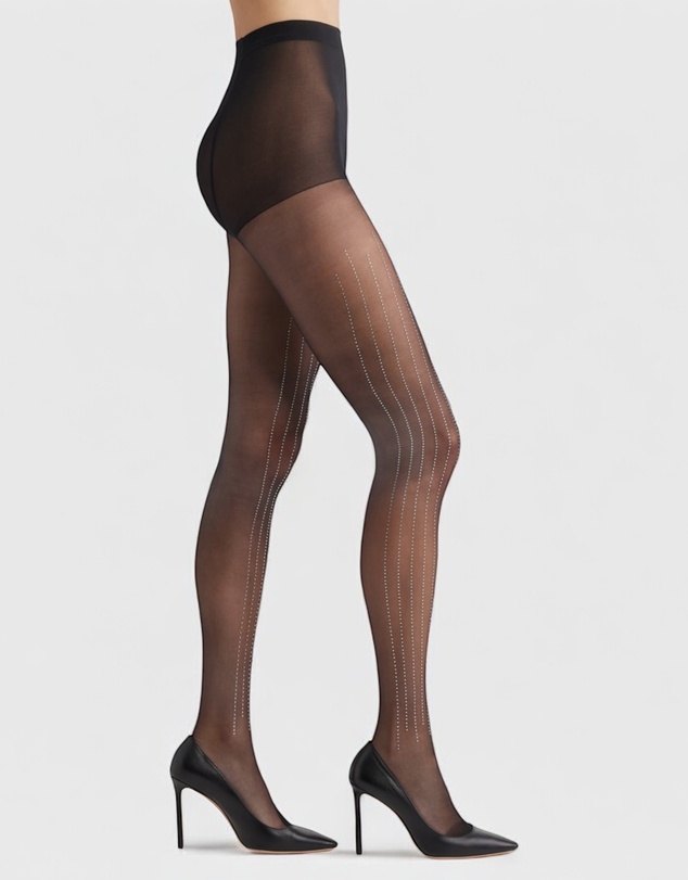 High Heel Jungle - Linear Crystal Tights
