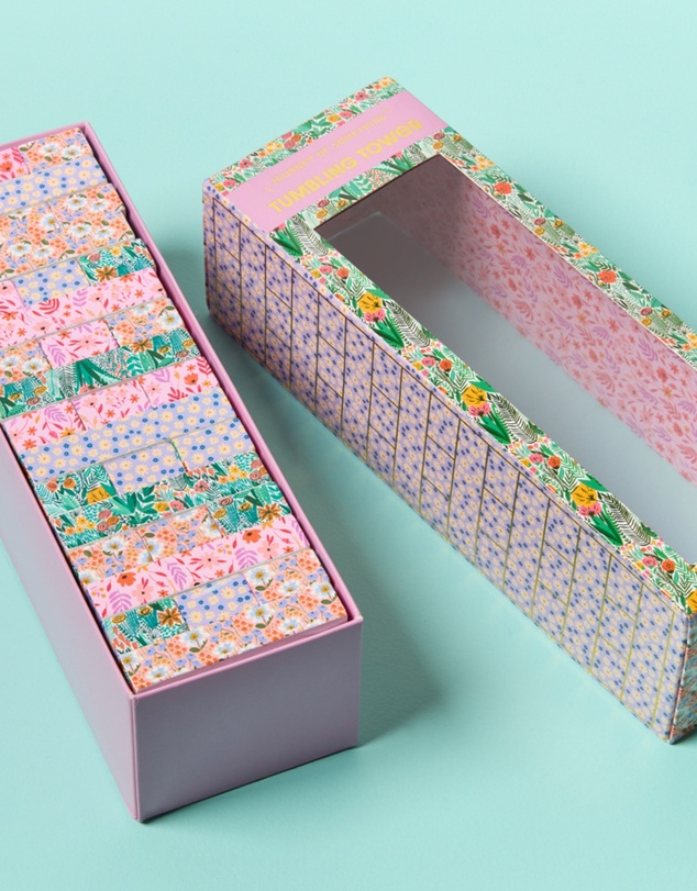 Journey Of Something - Floral Tumbling Tower