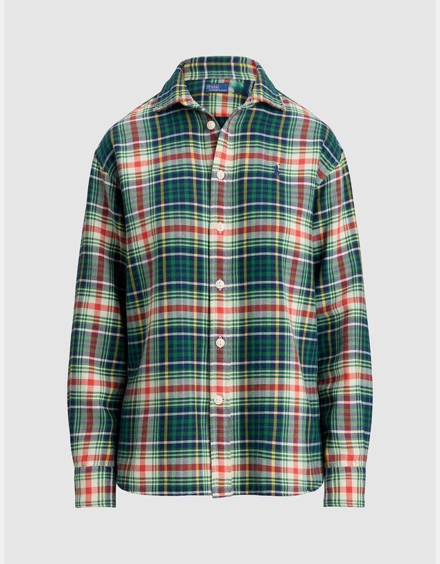 Polo Ralph Lauren - Relaxed Fit Plaid Cotton Twill Shirt - ICONIC EXCLUSIVE