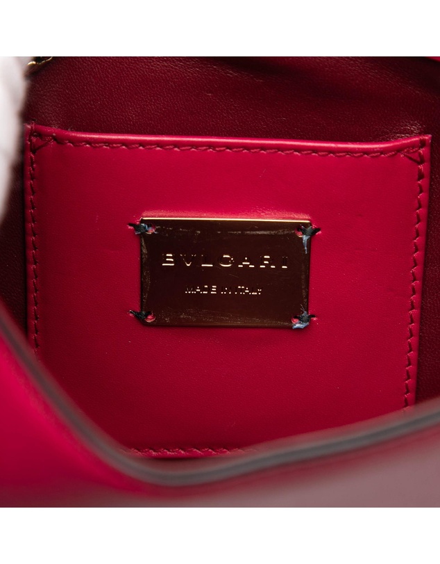 Pre-Loved by Azura Reborn - Pre-Loved Small Studded Leather Laser Cut Square Serpenti Forever Chain Crossbody