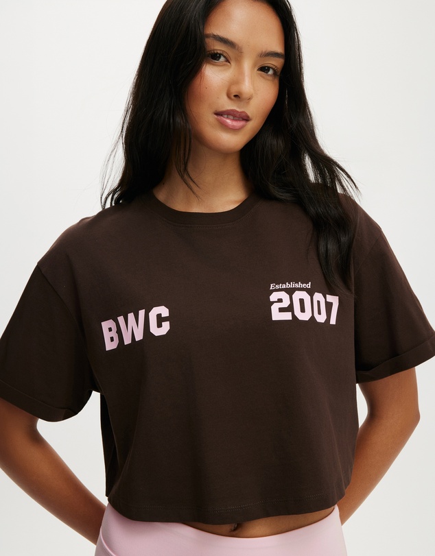 Cotton On Body Active - Relaxed Crop T-Shirt