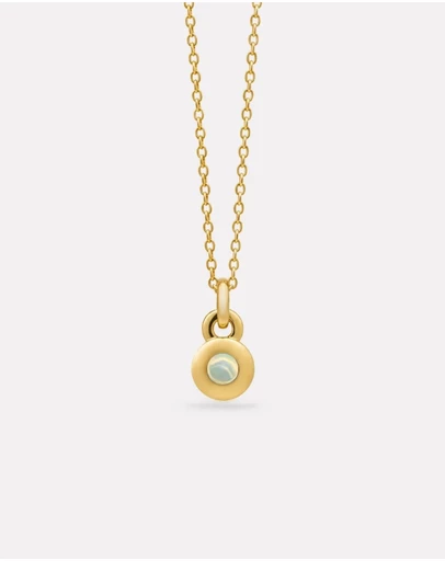 Najo - October Gold & Opal Birthstone Necklace