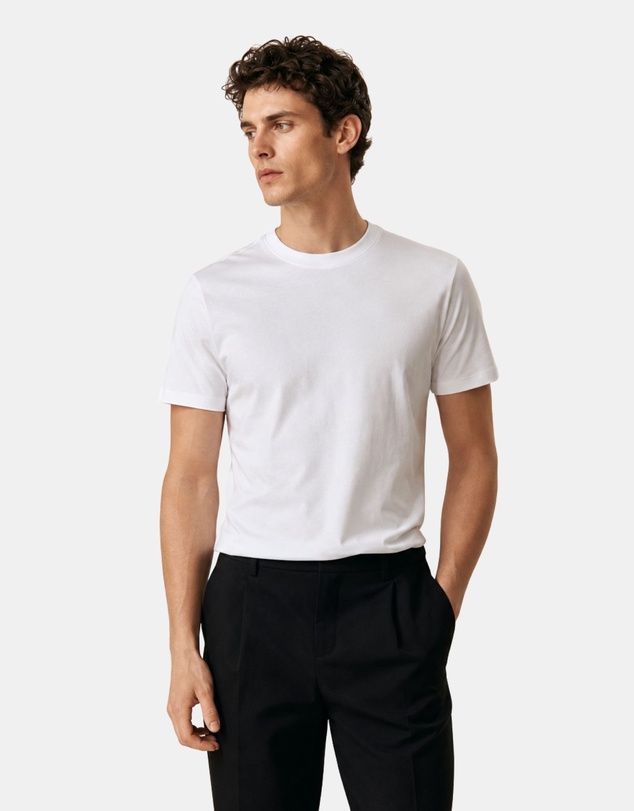 Henry Bucks - MCKINNON & CO Hamilton Cotton Short Sleeve T-Shirt WHITE