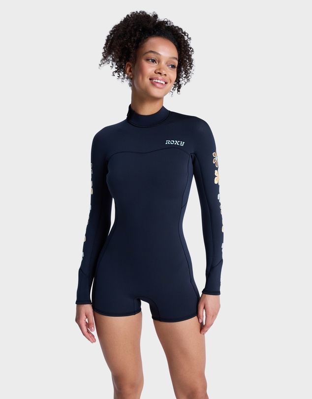 Roxy - Womens 2mm Swell Back Zip Natural Long Sleeve Springsuit
