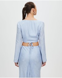 Third Form - Paisley Wrap Blouse