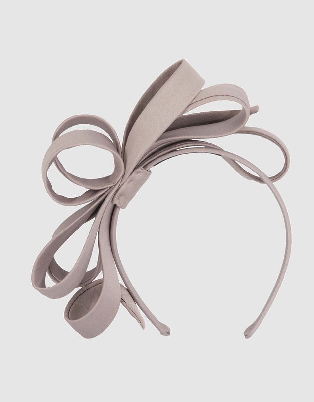Max Alexander - Large Satin Bow Racing Fascinator