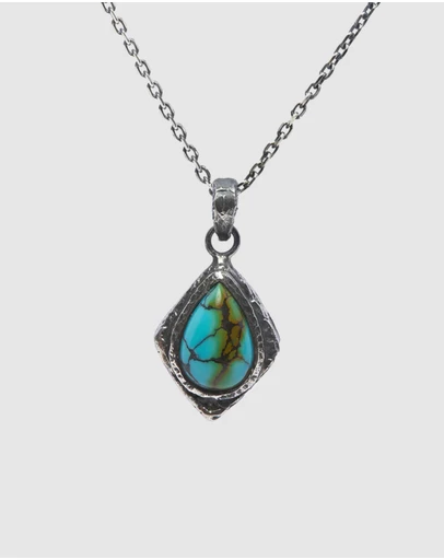Buck Palmer - Turquoise Pearl Necklace